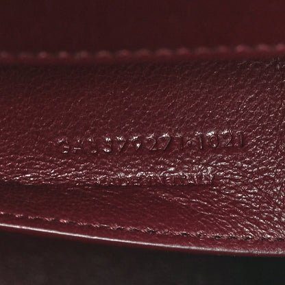 Saint Laurent Smooth Calfskin Manhattan Shoulder Bag Rouge Legion 7 of 11