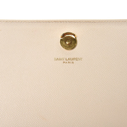 Saint Laurent Grain De Poudre Medium Monogram Kate Satchel Nude Powder 6 of 10