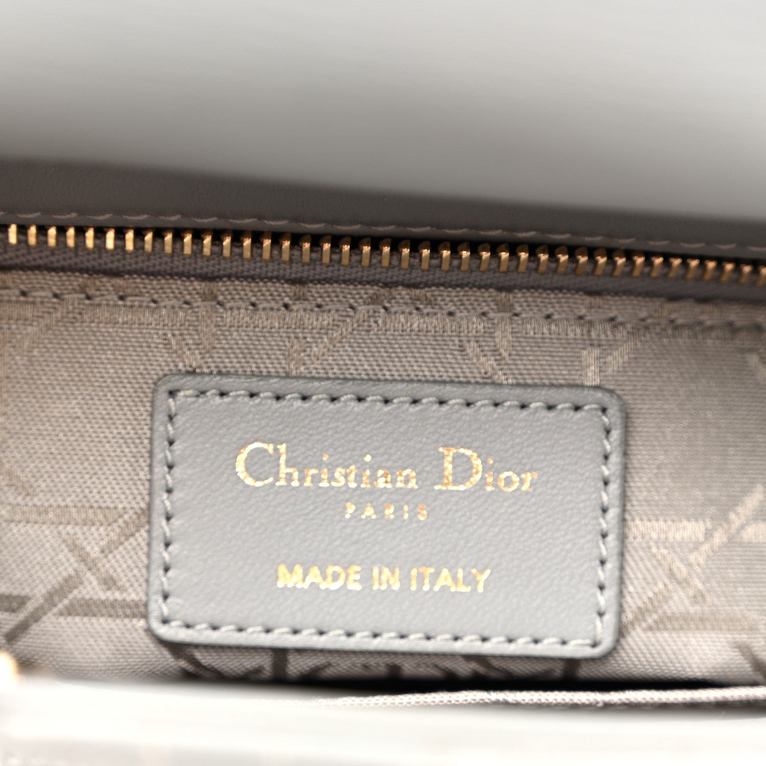 Christian Dior Lambskin Cannage Small My ABCDior Lady Dior Grey 6 of 11