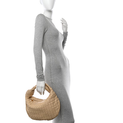 Bottega Veneta Nappa Intrecciato Teen Jodie Hobo Porridge 2 of 10