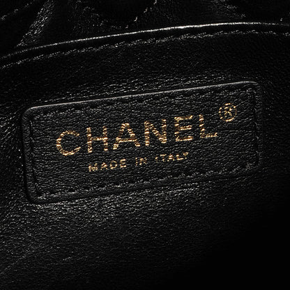 Chanel Woven Nylon Medium Single Flap Black 7 of 8