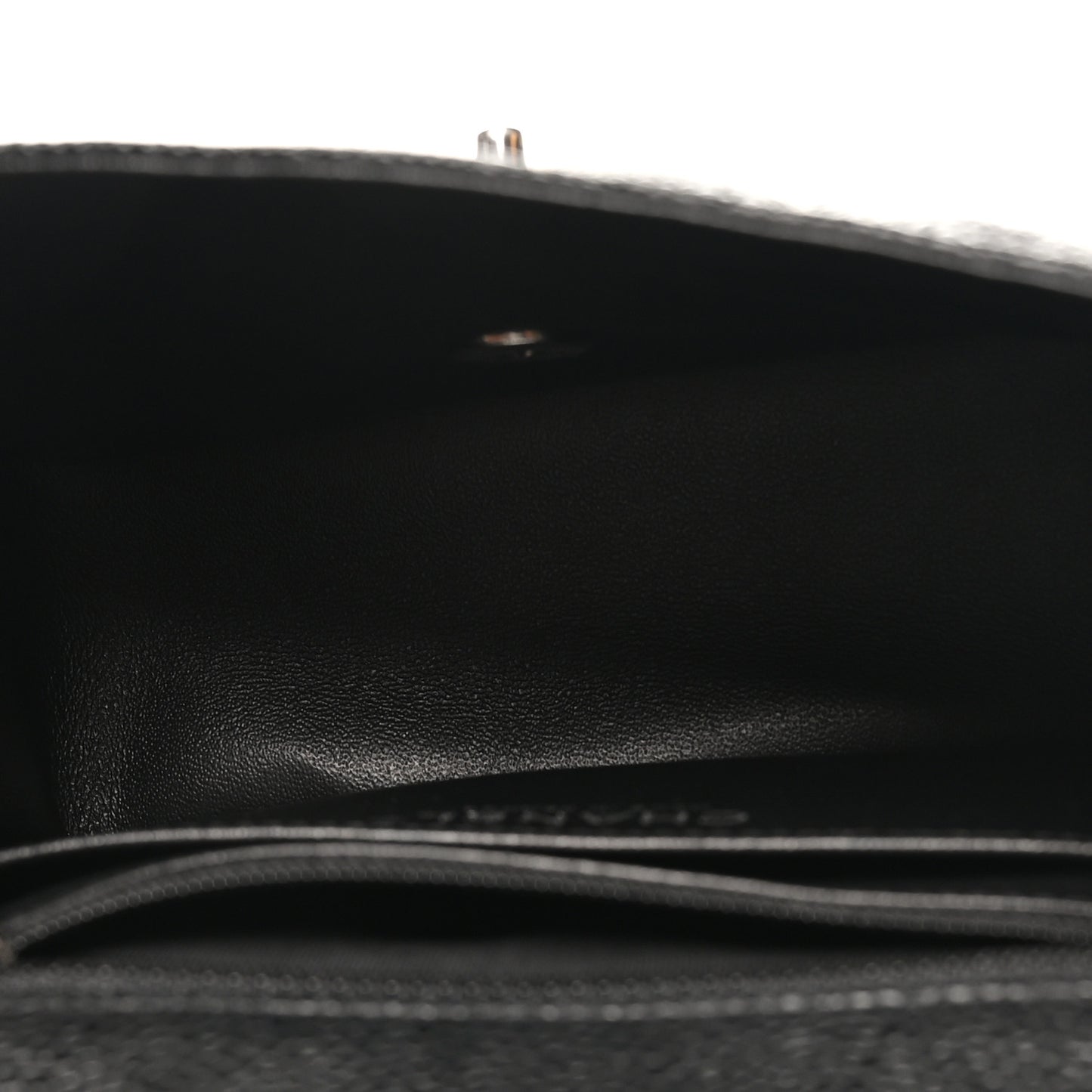 Caviar Quilted Mini Square Flap Black