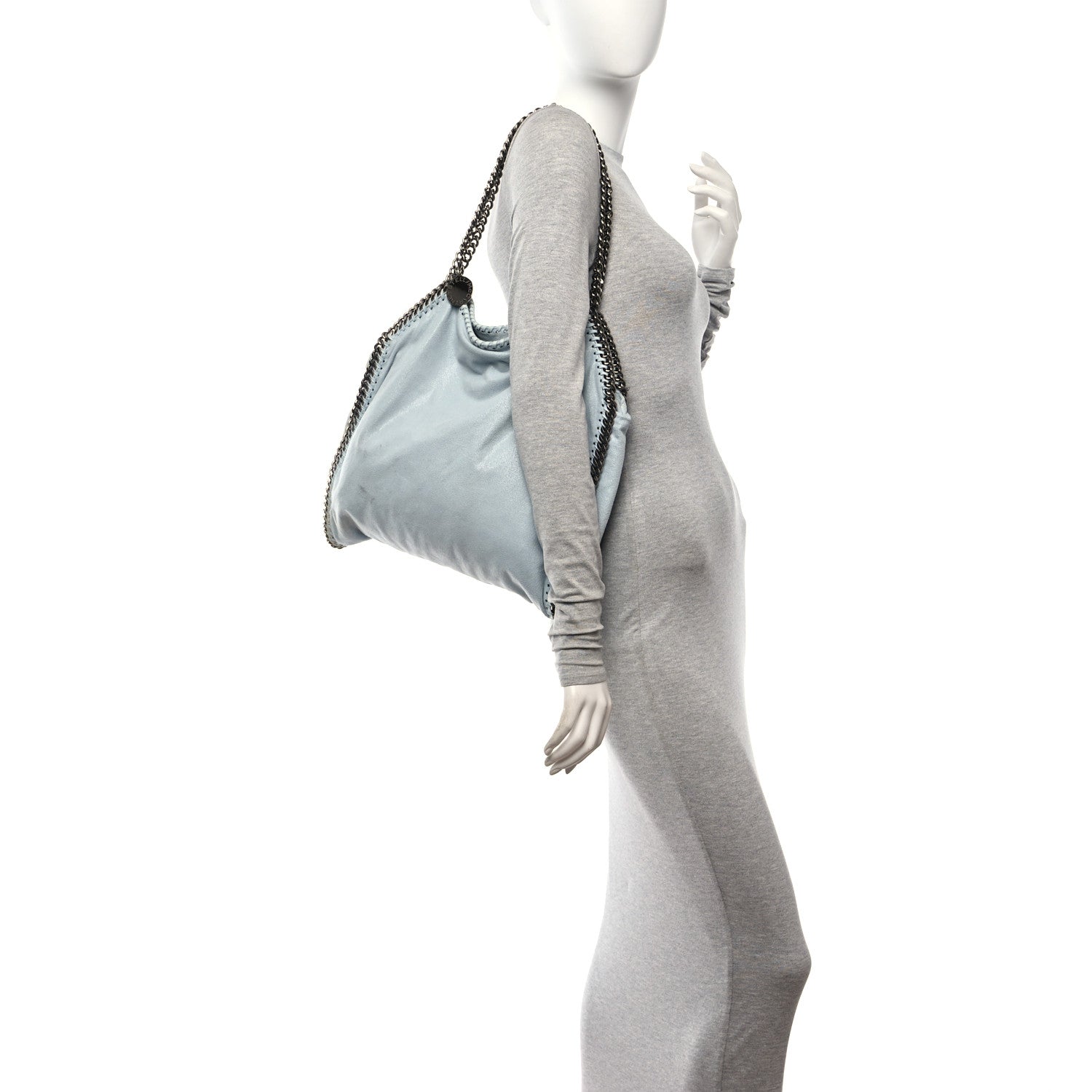 Stella McCartney Shaggy Deer Falabella Tote Light Blue 2 of 13