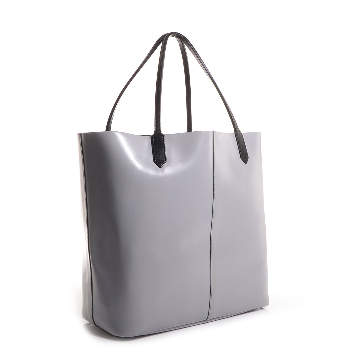 Givenchy Calfskin Bi-Color Medium Antigona Tote Grey Black 3 of 9