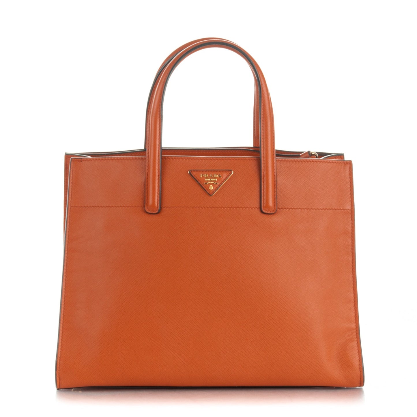 Saffiano Soft Tote Papaya