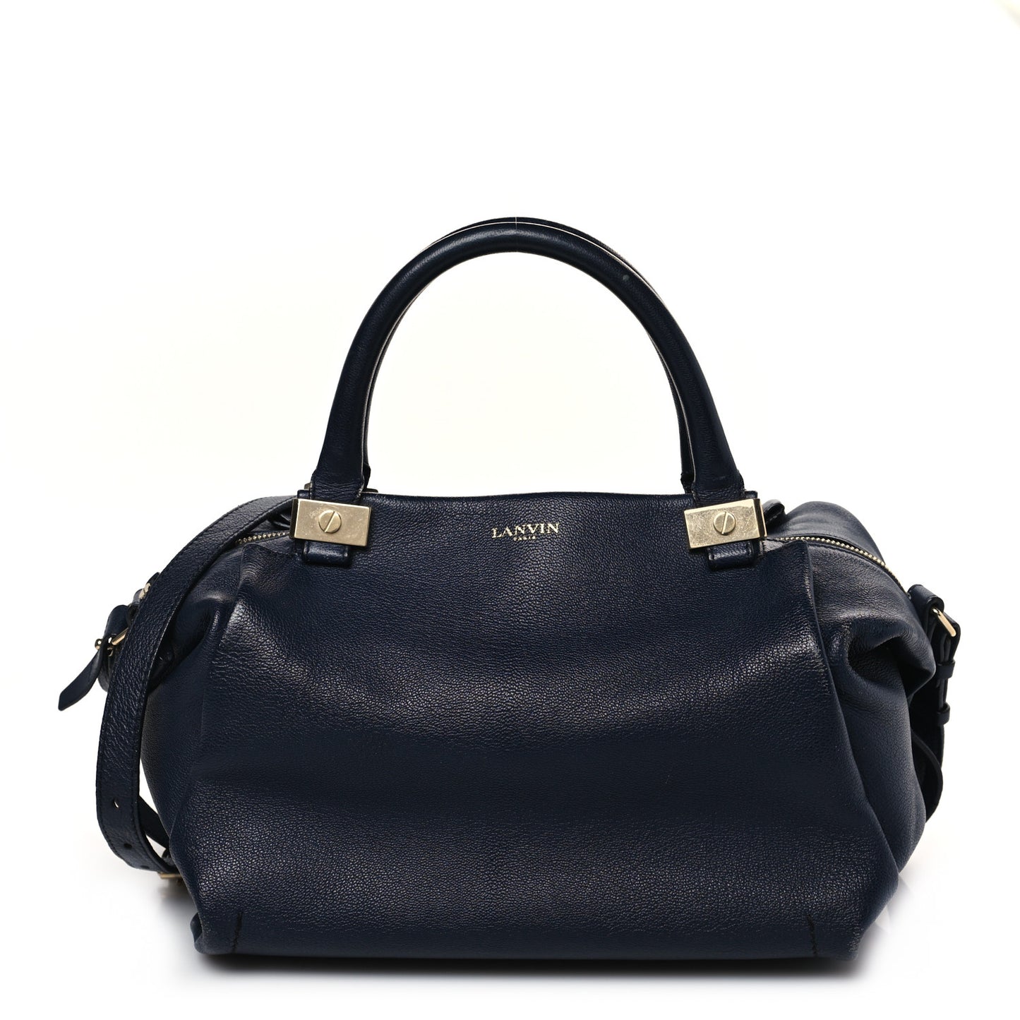 Goatskin Trilogy Bowling Bag Navy