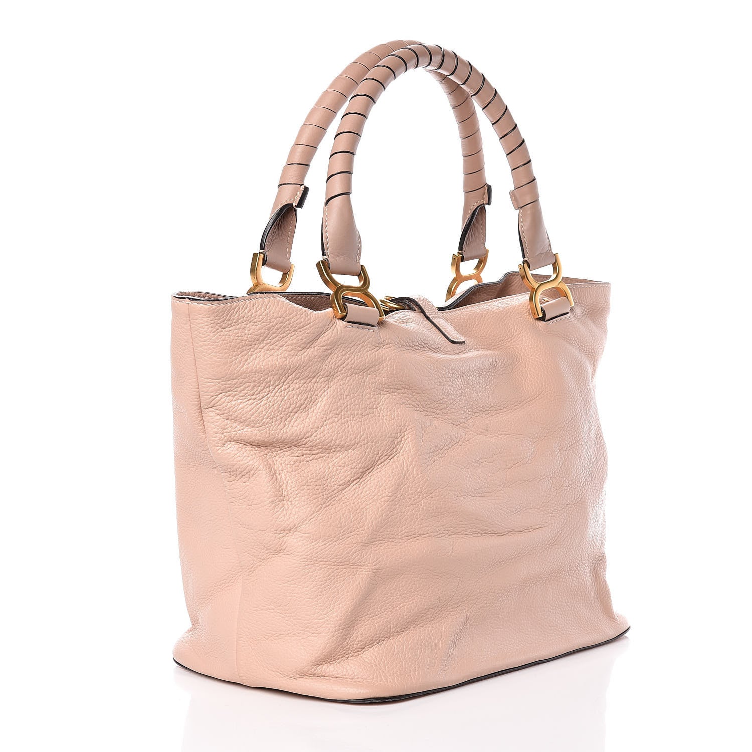 Chloe Calfskin Large New Marcie Tote Blush Nude 3 of 14
