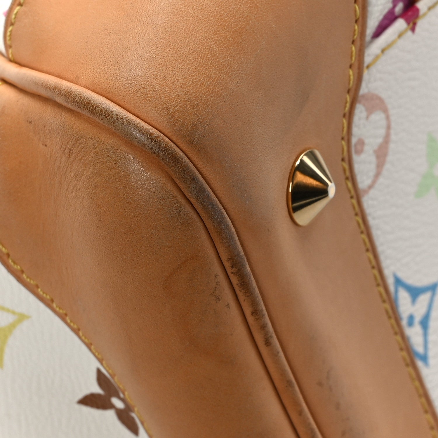 Louis Vuitton Monogram Multicolor Courtney MM White 9 of 10
