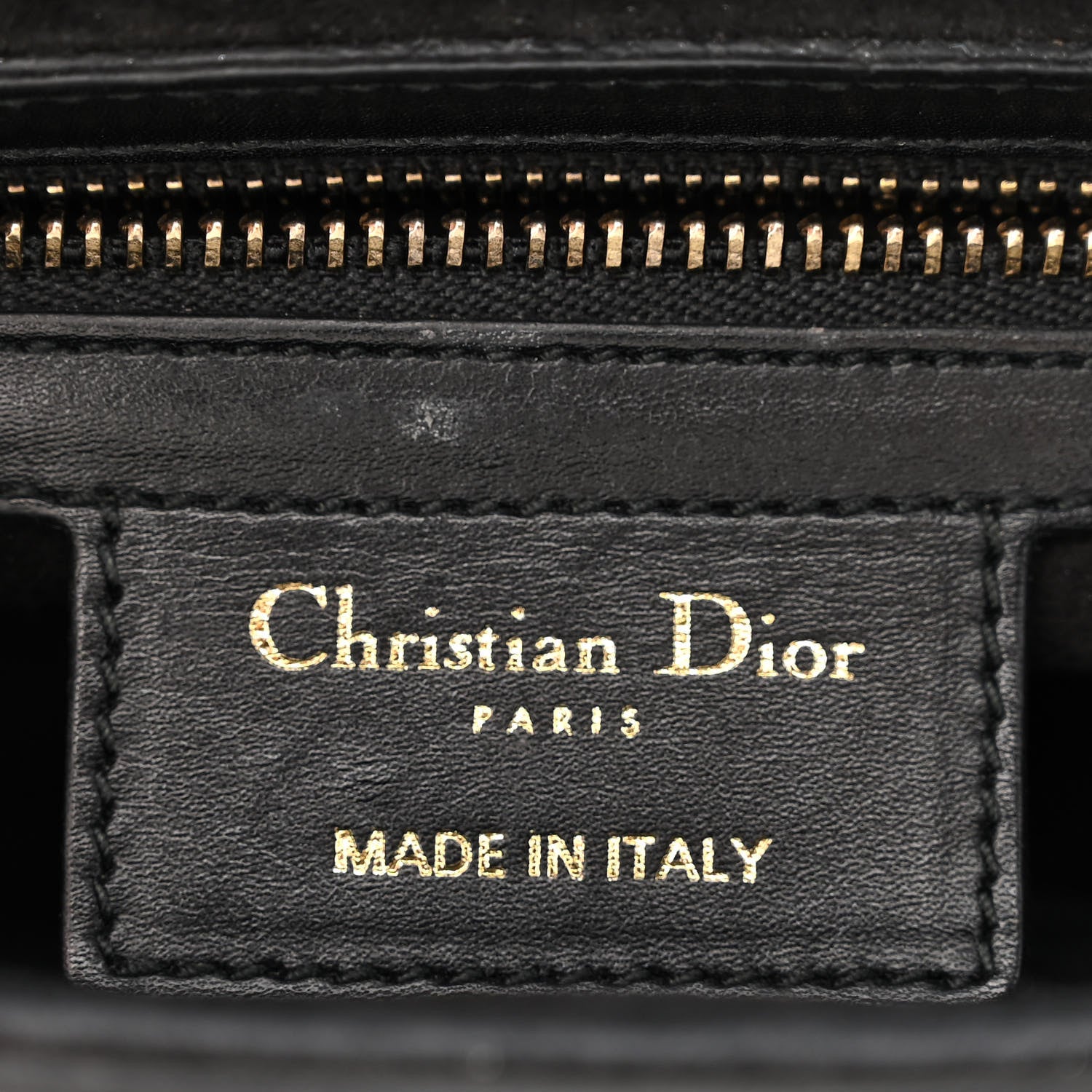 Christian Dior Calfskin Saddle Bag Black 6 of 11