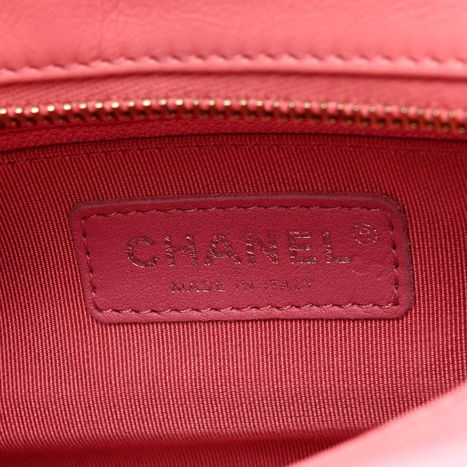 Chanel Aged Calfskin Quilted Small Gabrielle Logo Hobo Rose 6 of 9