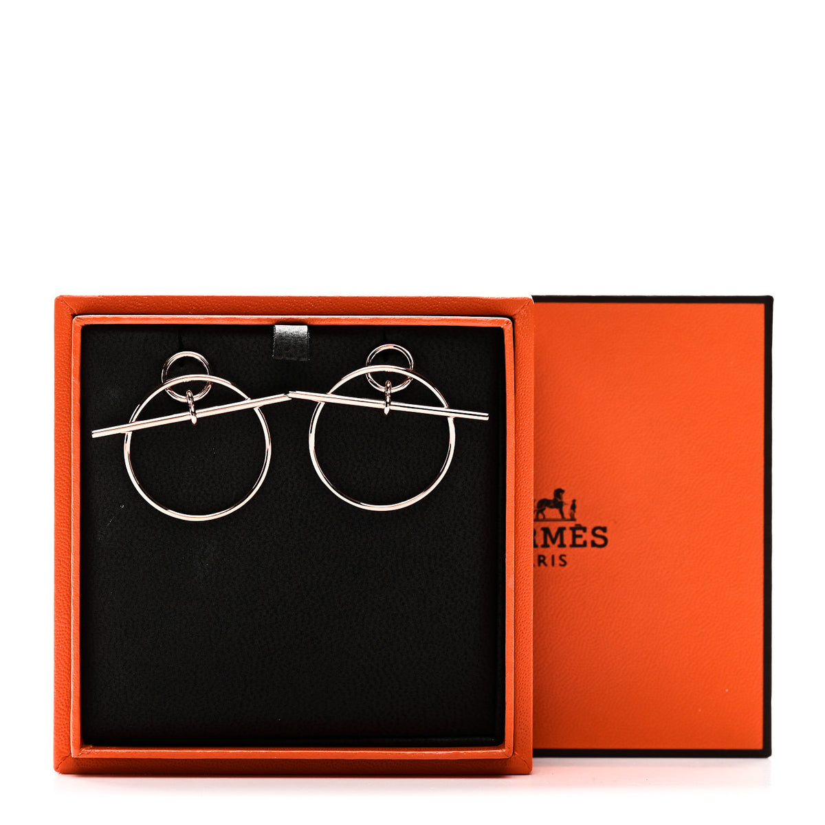 18K Rose Gold PM Loop Earrings