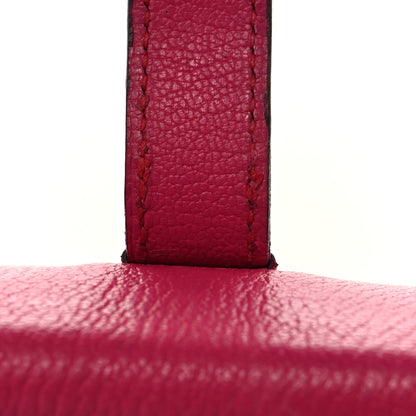 Hermes Chevre Mysore Tri-Fold Bearn Wallet Rose Shocking 9 of 11