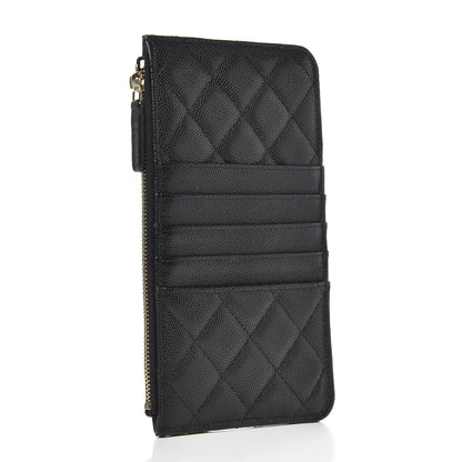 Chanel Caviar Quilted Classic iPhone Pouch Black 3 of 8