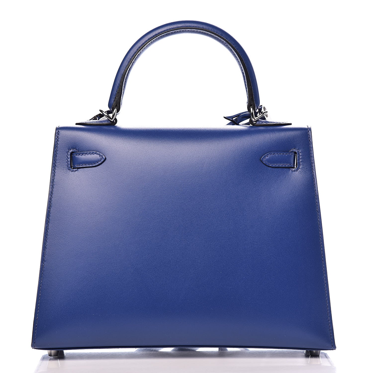 Hermes Tadelakt Kelly Sellier 25 Bleu Electrique 6 of 38