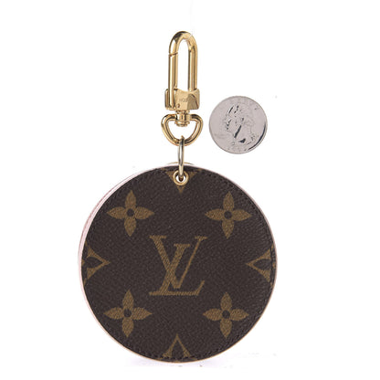 Louis Vuitton Monogram LV Mirror Bag Charm Key Holder Rose Ballerine 2 of 4