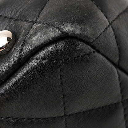 Chanel Calfskin Quilted Large Cambon Bowler Black 11 of 11