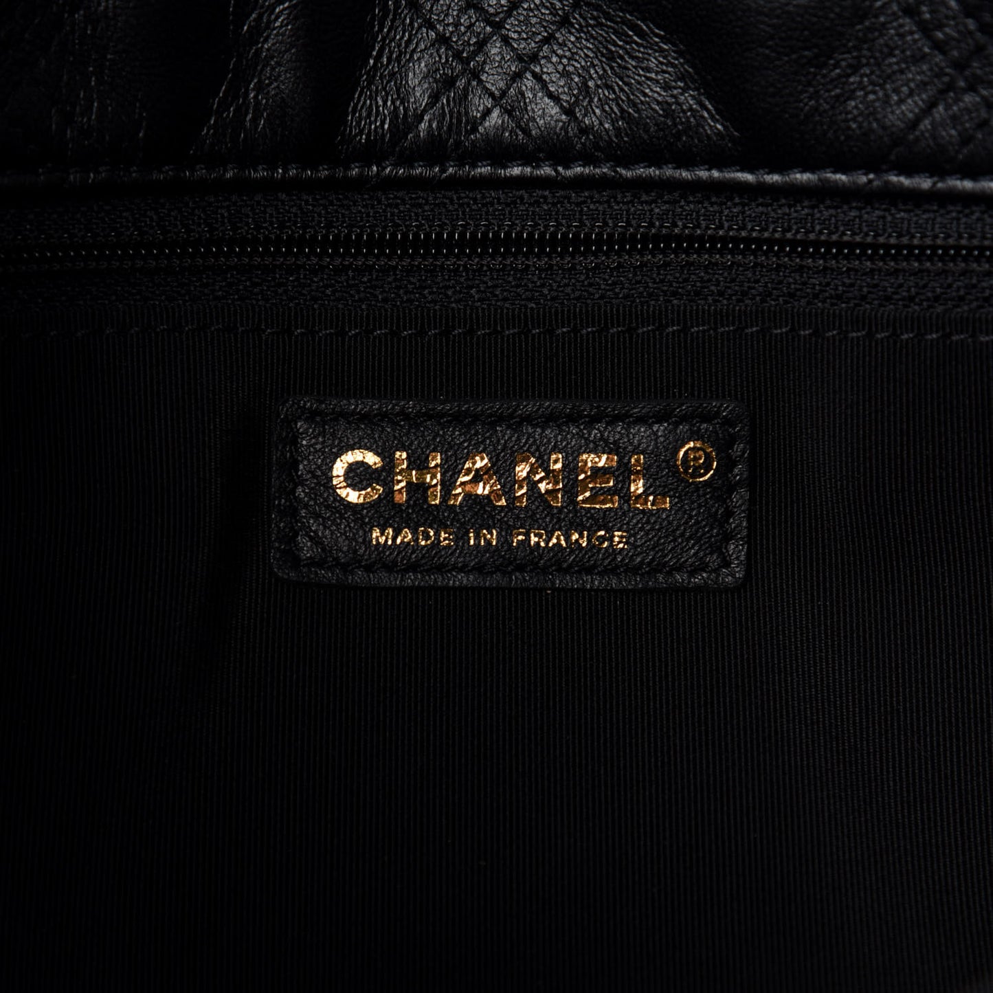 Lambskin Quilted Pearl Studded Flap Black