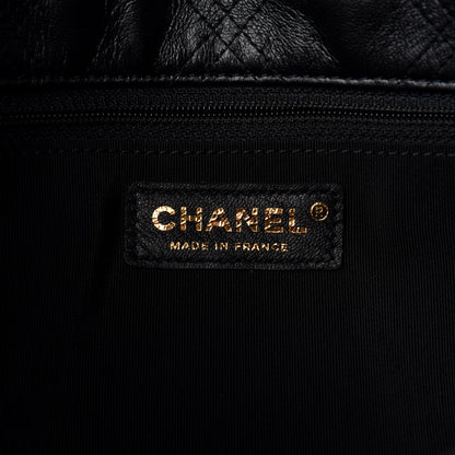 Chanel Lambskin Quilted Pearl Studded Flap Black 8 of 10