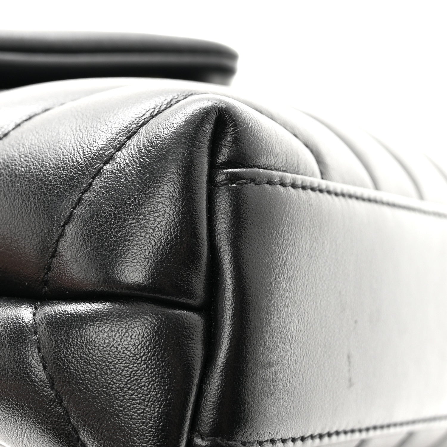 Saint Laurent SAINT LAURENT Calfskin Y Quilted Monogram Toy Loulou Crossbody Bag Black 13 of 13