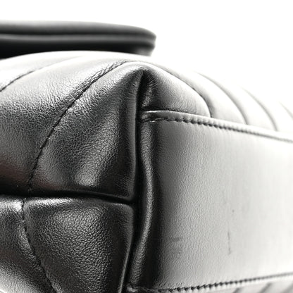 Saint Laurent SAINT LAURENT Calfskin Y Quilted Monogram Toy Loulou Crossbody Bag Black 13 of 13