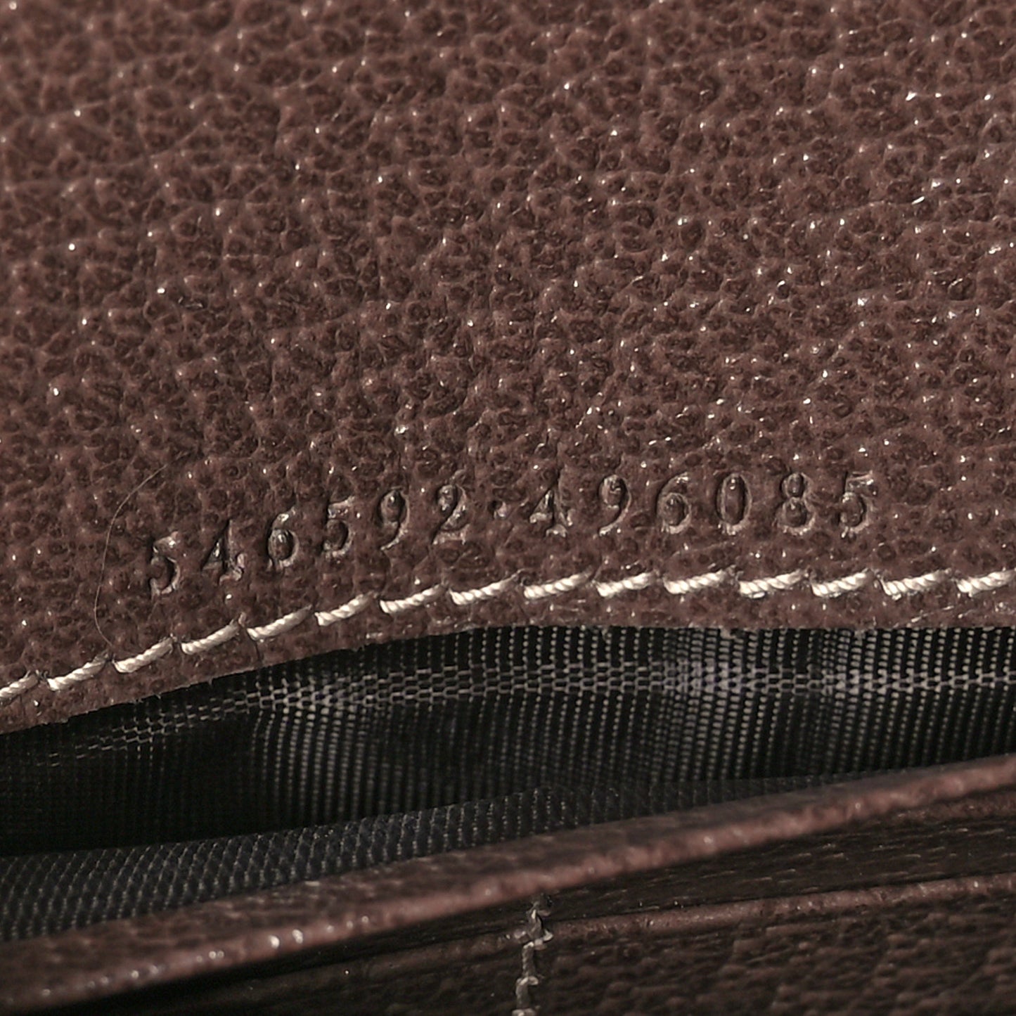 GG Supreme Monogram Web Ophidia Wallet On Chain Brown