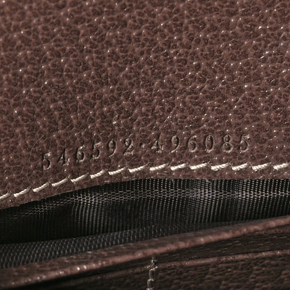 Gucci GG Supreme Monogram Web Ophidia Wallet On Chain Brown 6 of 10