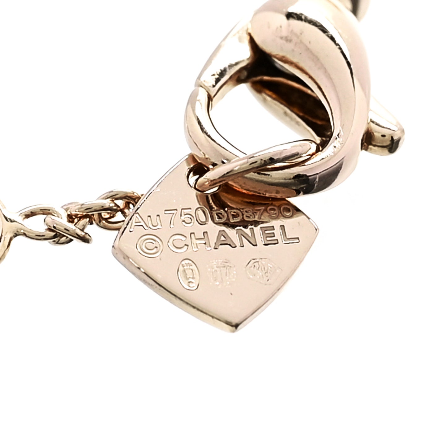 18K Beige Gold Coco Crush Station Bracelet