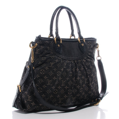 Louis Vuitton Denim Neo Cabby GM Black 3 of 8
