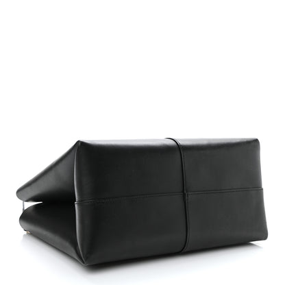 Mansur Gavriel Calfskin Mini Folded Bag Black Flamma 4 of 13