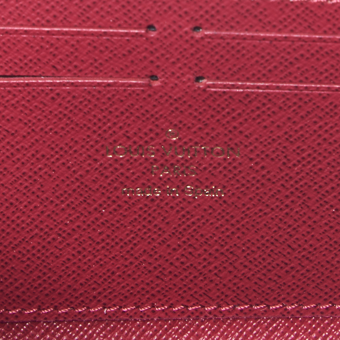 Monogram Clemence Wallet Fuchsia