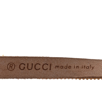 Gucci Calfskin Crystal Embellished Double G Choker Necklace Red 5 of 8