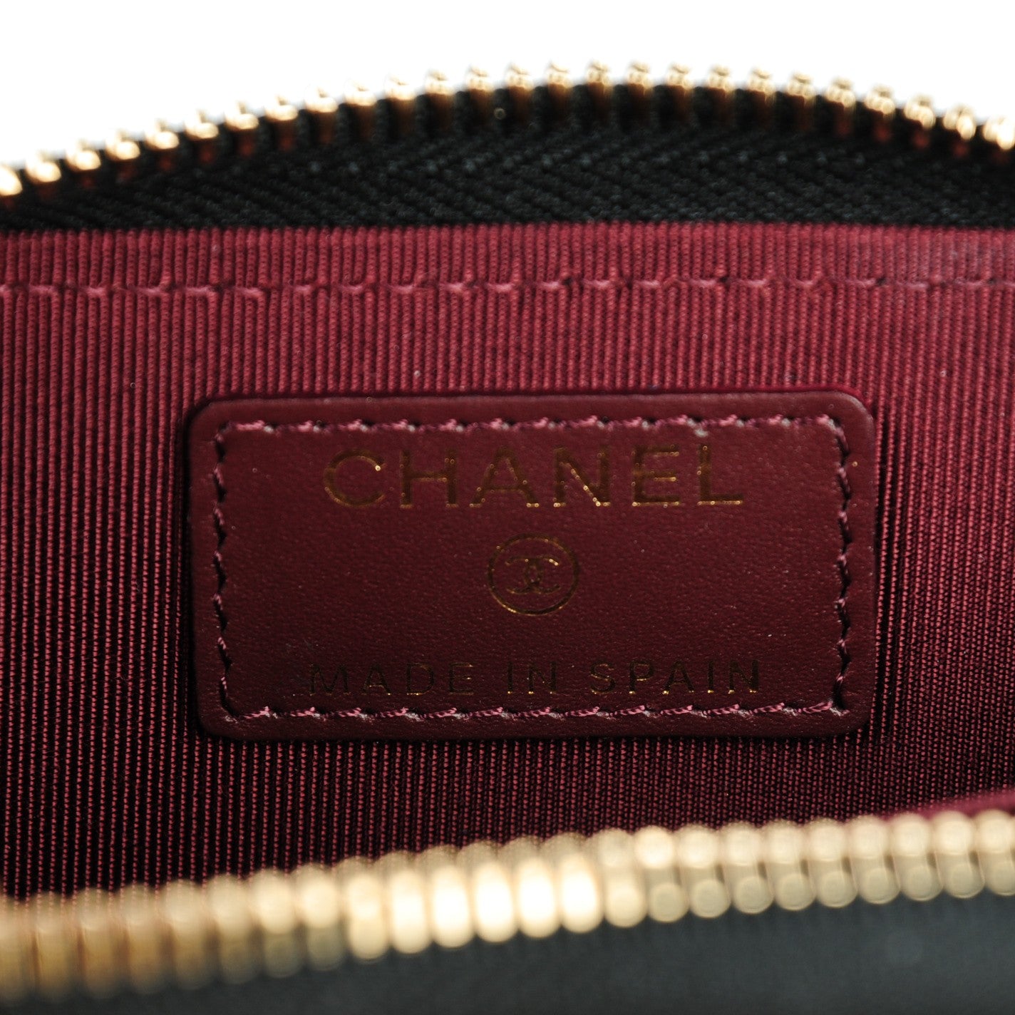 Chanel Caviar Quilted Zip Coin Purse Black 6 of 7