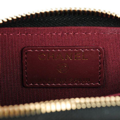 Chanel Caviar Quilted Zip Coin Purse Black 6 of 7