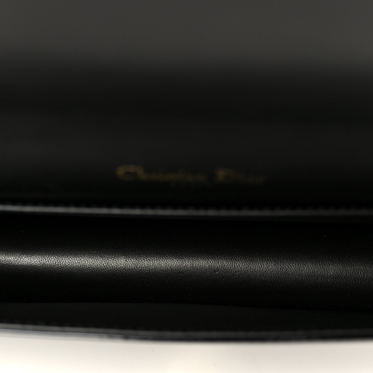 Patent Cannage Lady Dior Pouch Black