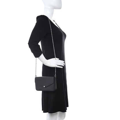 Louis Vuitton Epi Pochette Felicie Black 2 of 16
