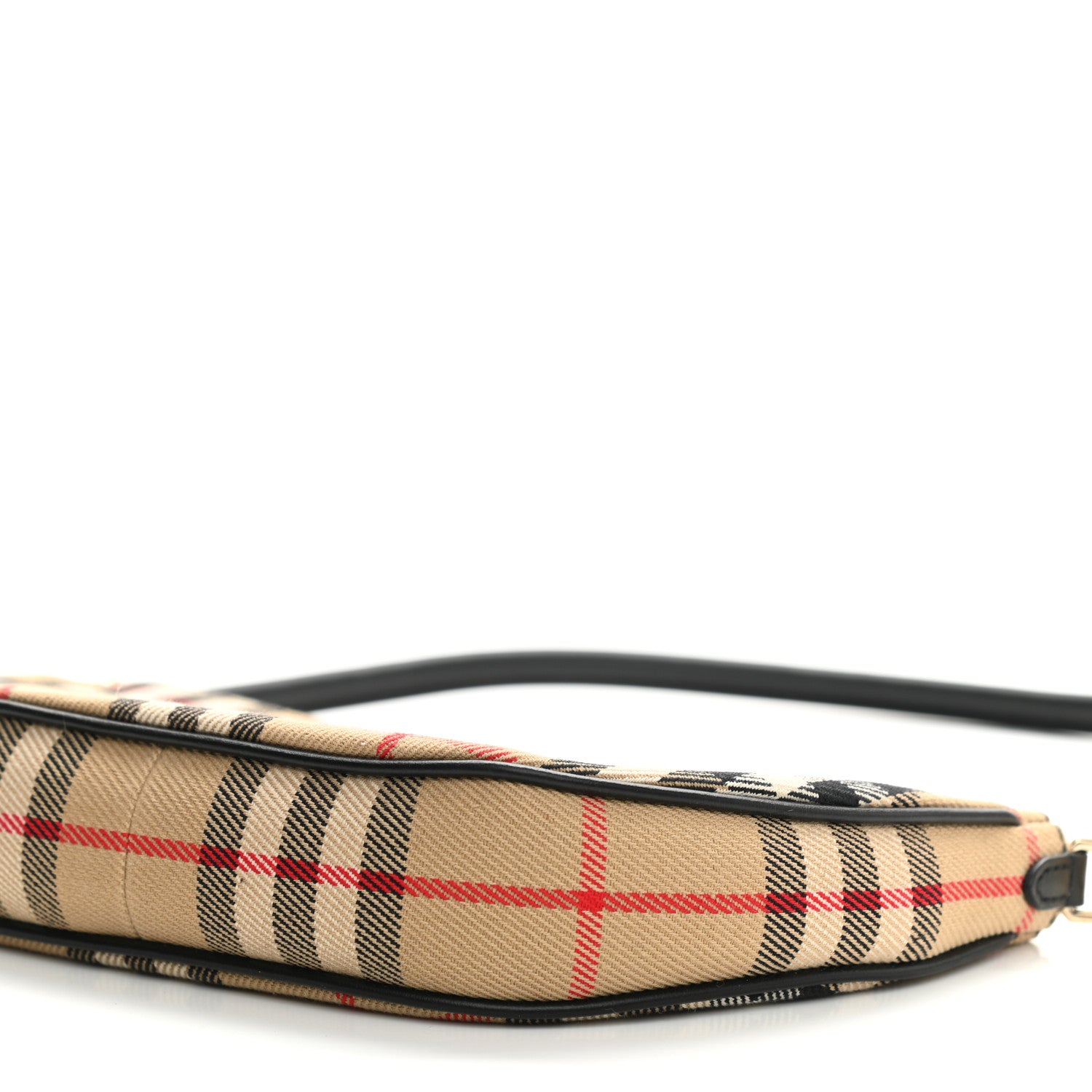 Burberry Vintage Check Calfskin Olympia Pouch Archive Beige 8 of 8