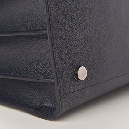 Saint Laurent Grained Calfskin Small Sac De Jour Petrol 11 of 13
