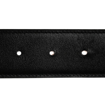 Hermes Box Togo 38mm Constance H Belt 95 38 Black Orange 4 of 7