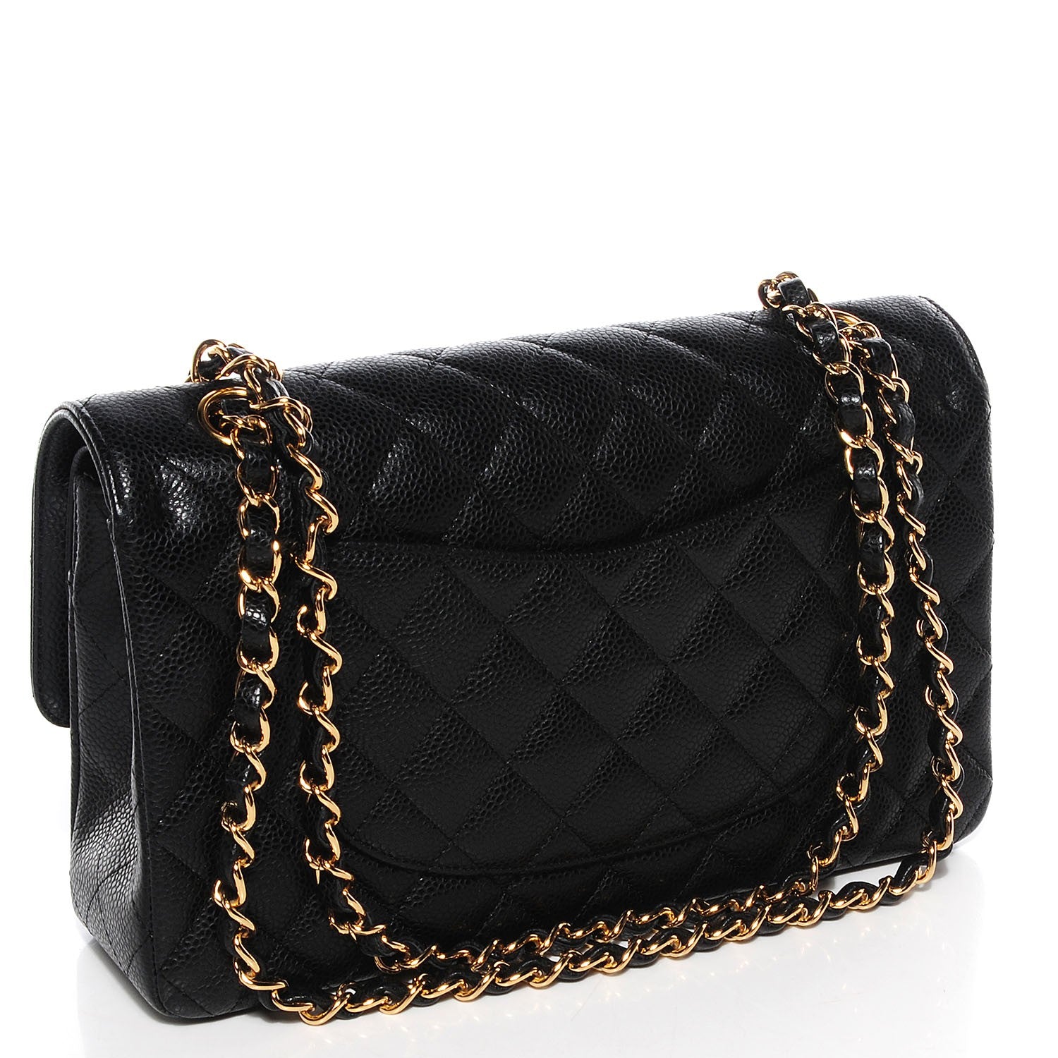 Chanel Caviar Quilted Medium Double Flap Black 3 of 9