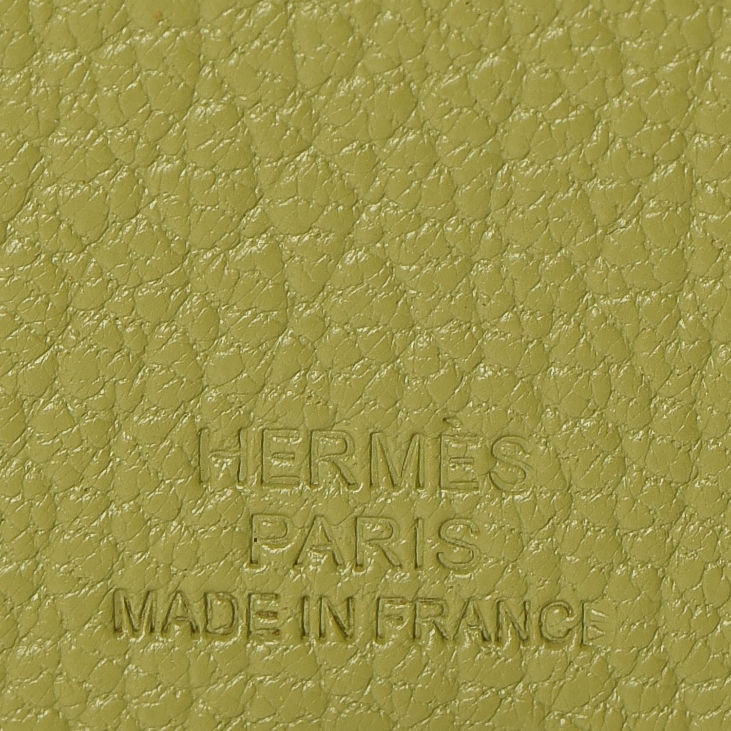 Hermes Chevre Mysore Frog Pikabook Bookmark Vert Anis 3 of 4