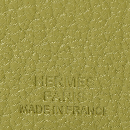 Hermes Chevre Mysore Frog Pikabook Bookmark Vert Anis 3 of 4