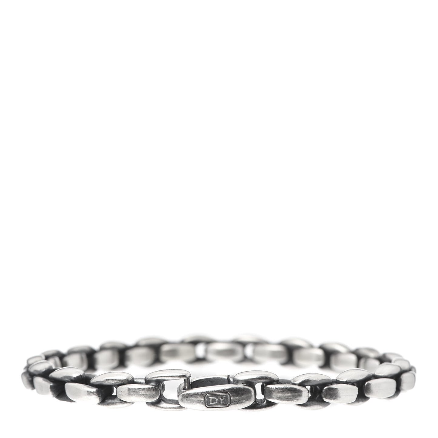 Sterling Silver 6mm Elongated Box Chain Bracelet
