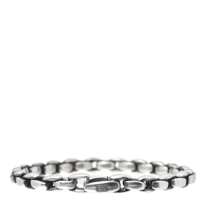 David Yurman Sterling Silver 6mm Elongated Box Chain Bracelet 3 of 6
