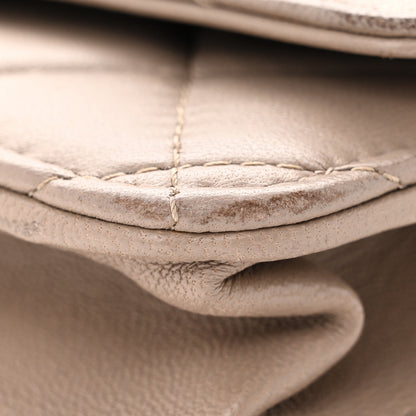 Chanel Lambskin Quilted Wallet On Chain WOC Taupe 11 of 28