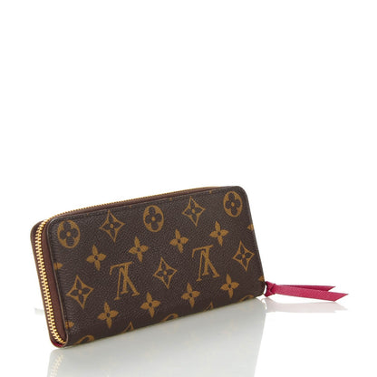 Louis Vuitton Monogram Clemence Wallet Fuchsia 3 of 7