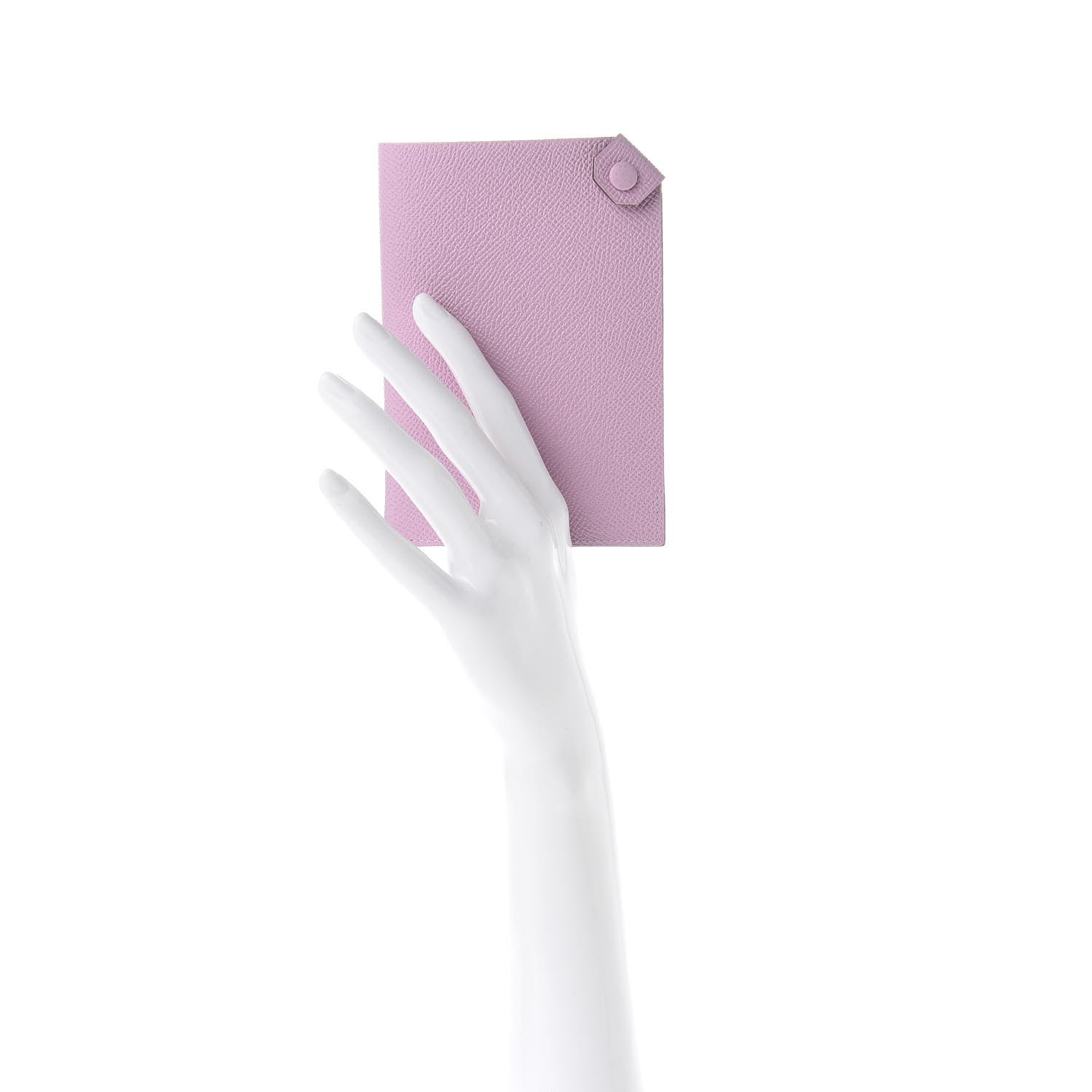 Hermes Epsom Tarmac PM Passport Holder Mauve Sylvestre 2 of 7