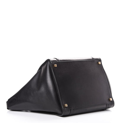 Celine Natural Calfskin Medium Phantom Luggage Black 3 of 15