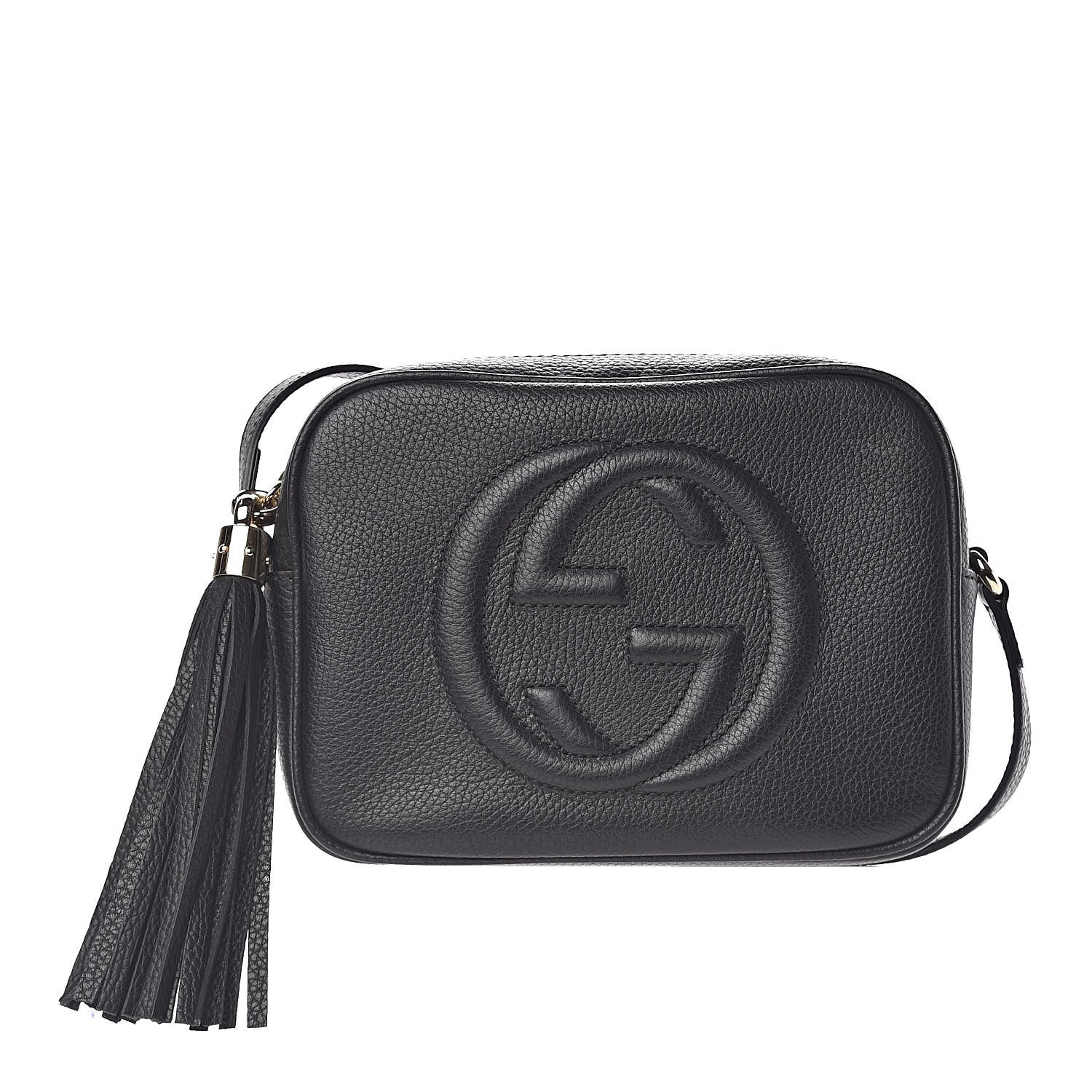 Gucci Pebbled Calfskin Small Soho Disco Bag Black 1 of 11