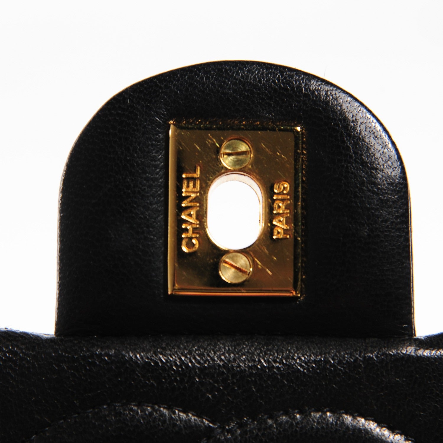 Chanel Lambskin Quilted Mini Square Flap Black 6 of 10