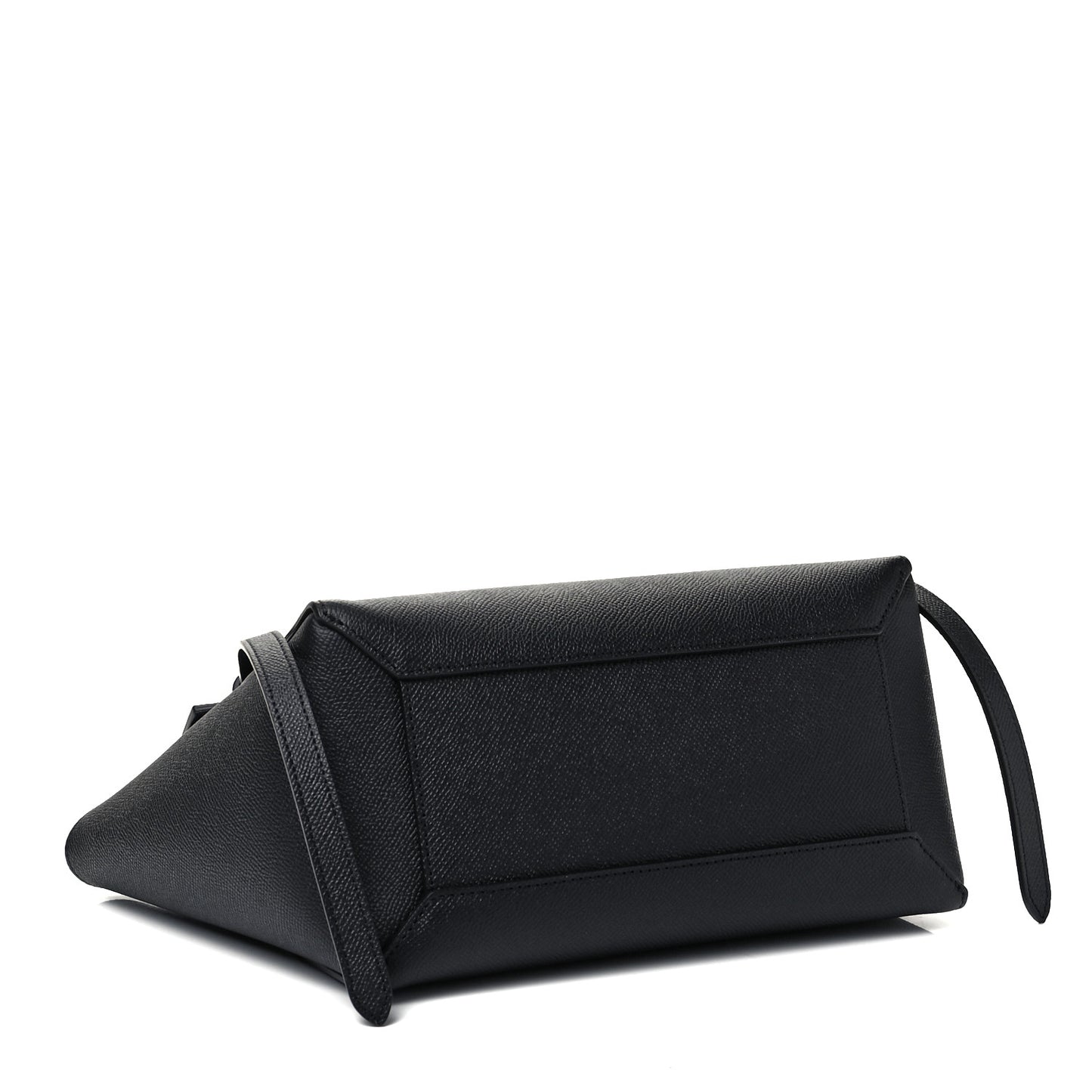 Grained Calfskin Micro Belt Bag Black
